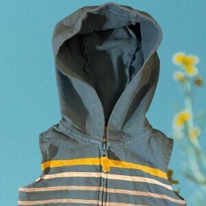 Carter’s Stripe Hoodie Sleeveless Sweatshirt